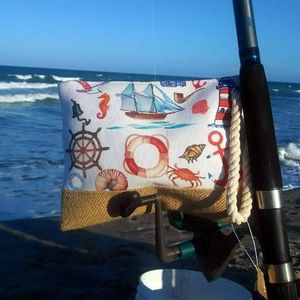 'Beachside' Rope Handle Clutch